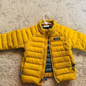 Patagonia Kids Mustard Puffer Jacket